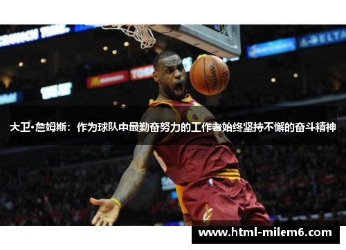 大卫·詹姆斯：作为球队中最勤奋努力的工作者始终坚持不懈的奋斗精神